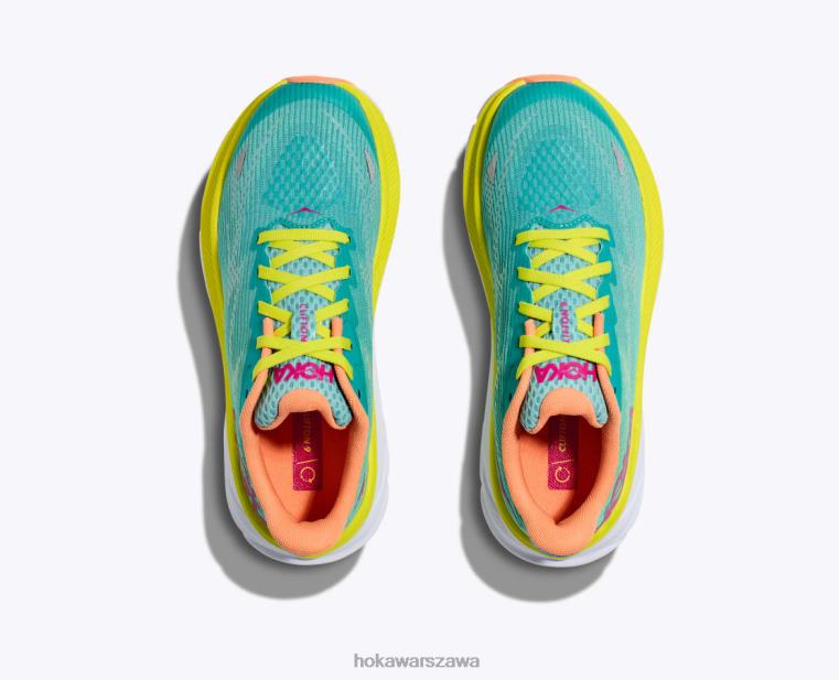 Clifton 9 Hoka L0PVV675 Dzieci ceramiczny/wiesiołek dwuletni