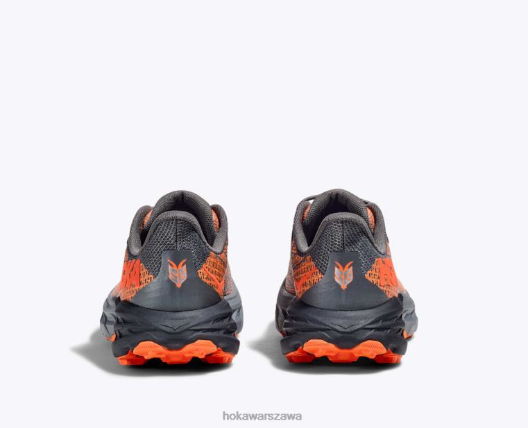 kozioł prędkości 5 Hoka L0PVV677 Dzieci Castlerock/żywy pomarańcz