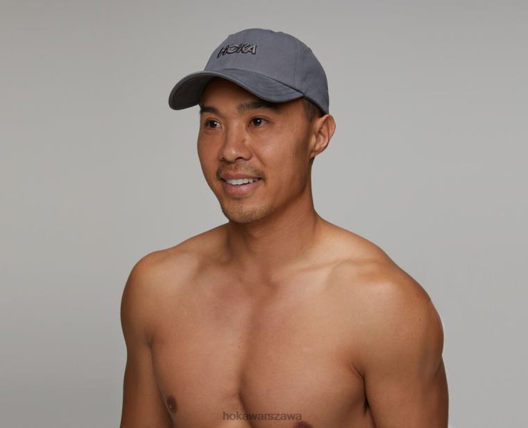 codzienny kapelusz Hoka L0PVV408 kobiety ciemno szary