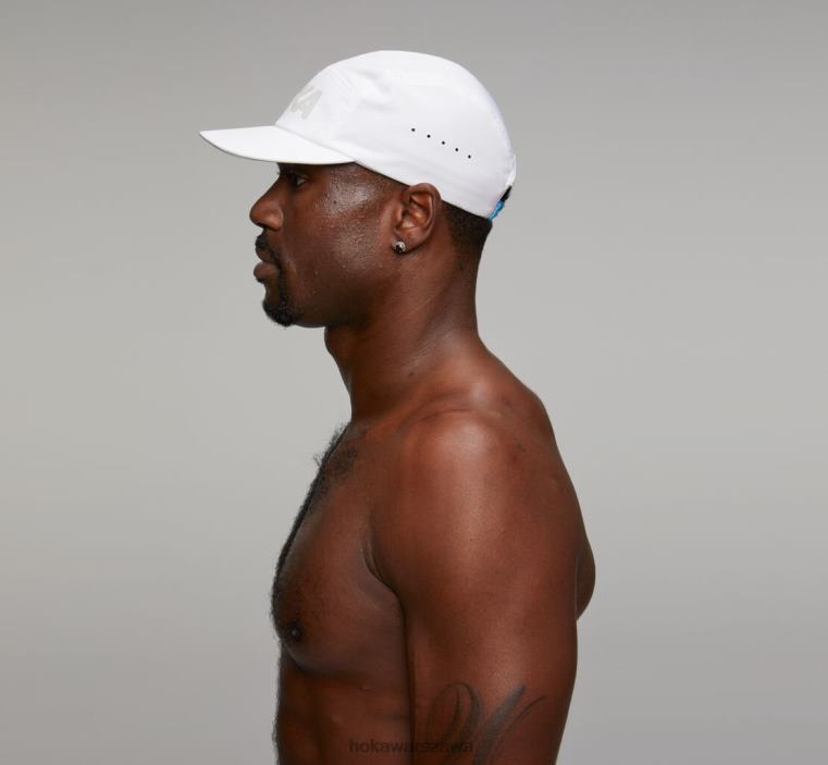 wydajność kapelusz Hoka L0PVV396 kobiety biały/zimny szary