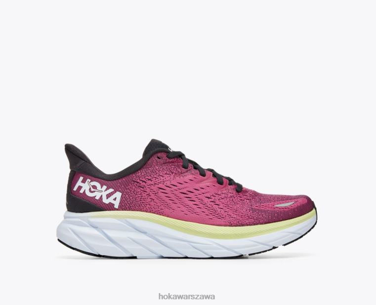 Clifton 8 Hoka L0PVV217 kobiety niebieski grafit/róż ibis