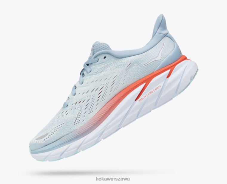 Clifton 8 Hoka L0PVV218 kobiety niebieska mgła/plener