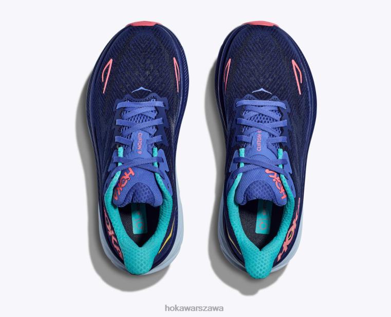 Clifton 9 Hoka L0PVV2 kobiety niebieski/ceramiczny
