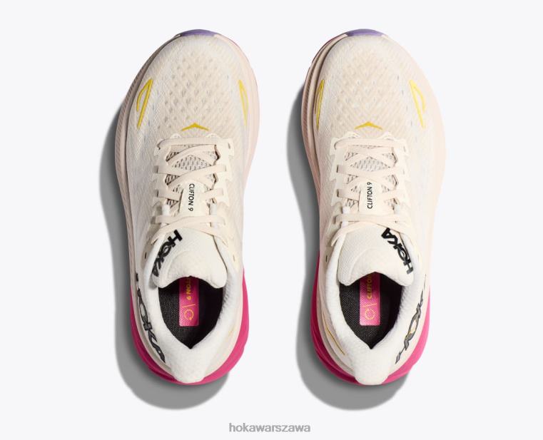 Clifton 9 Hoka L0PVV7 kobiety ajerkoniak/blanc de blanc