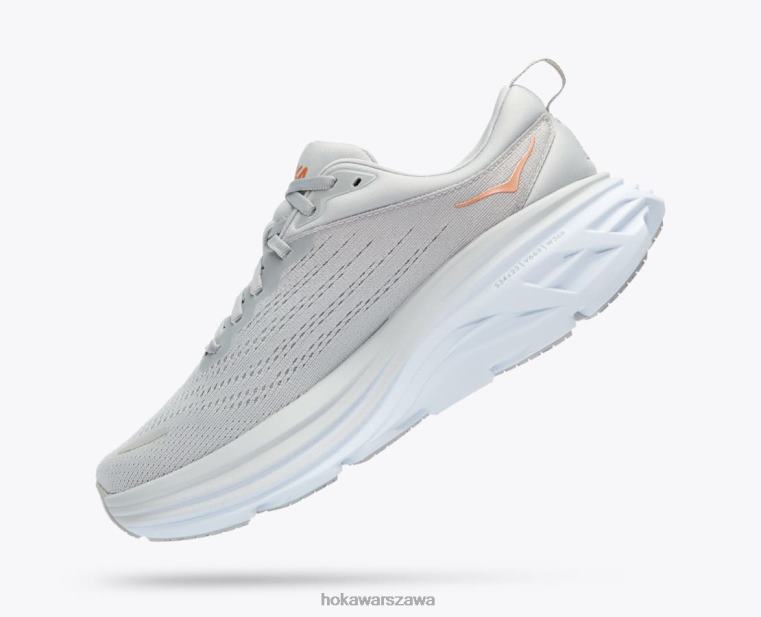bondi 8 Hoka L0PVV245 kobiety mgła portowa/skała księżycowa