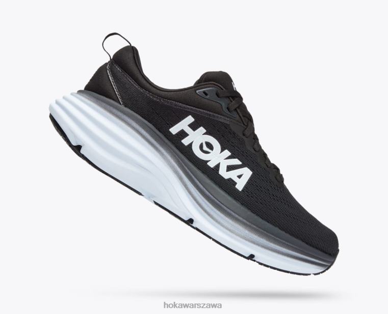 bondi 8 Hoka L0PVV247 kobiety czarny biały