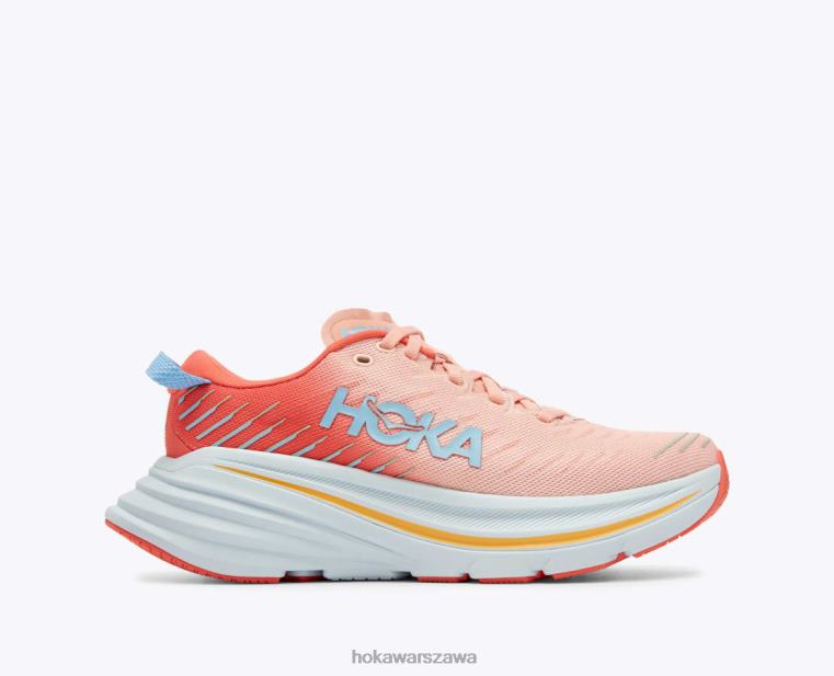 bondi x Hoka L0PVV56 kobiety Parfait z kamelii/brzoskwini