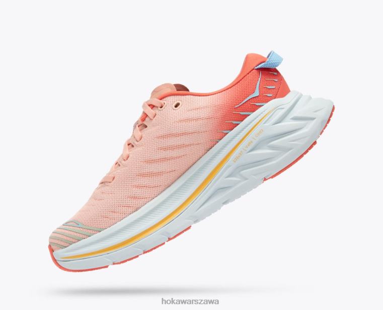 bondi x Hoka L0PVV56 kobiety Parfait z kamelii/brzoskwini