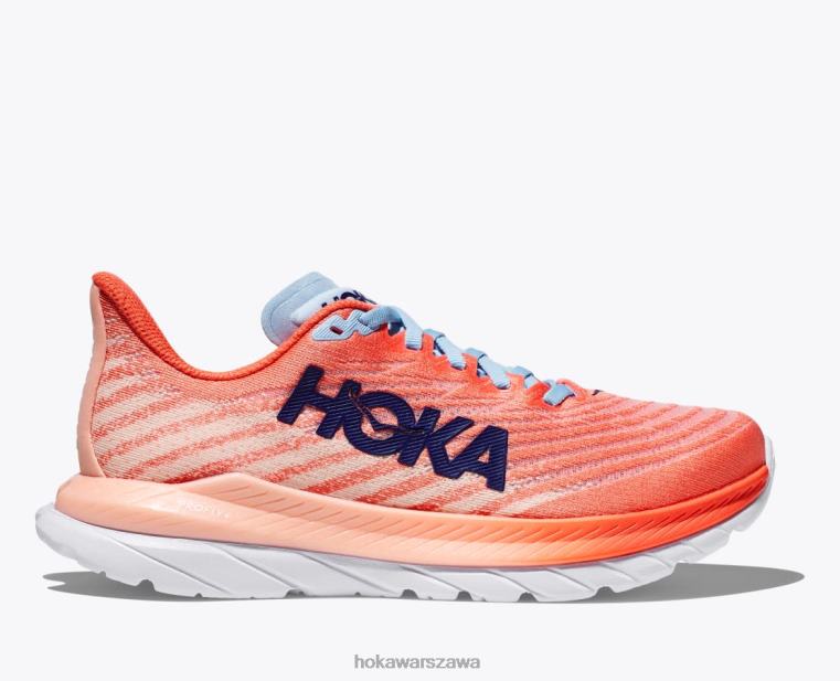 mach 5 Hoka L0PVV30 kobiety Parfait z kamelii/brzoskwini
