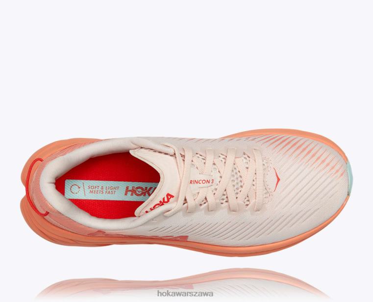 rincon 3 Hoka L0PVV36 kobiety srebrna piwonia/kantalupa