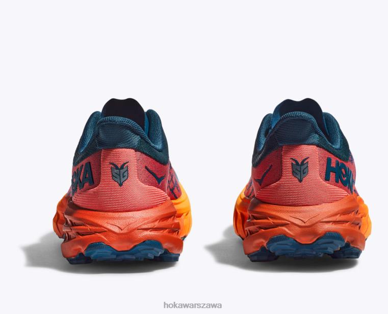 kozioł prędkości 5 Hoka L0PVV237 kobiety niebieski koral/kamelia