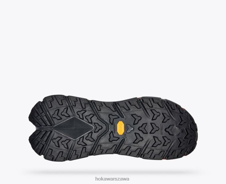 wycieczka w tenisa gtx Hoka L0PVV200 kobiety niebieski grafit/persimmon pomarańczowy