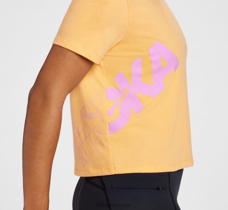 koszulka na cały dzień Hoka L0PVV345 kobiety udana pomarańcza