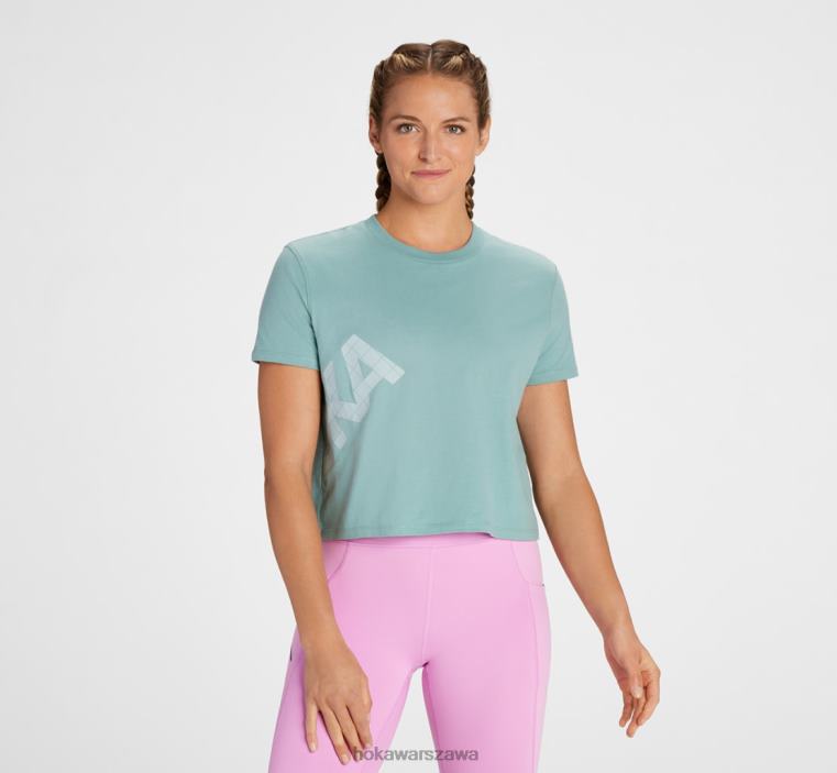 koszulka na cały dzień Hoka L0PVV347 kobiety krata