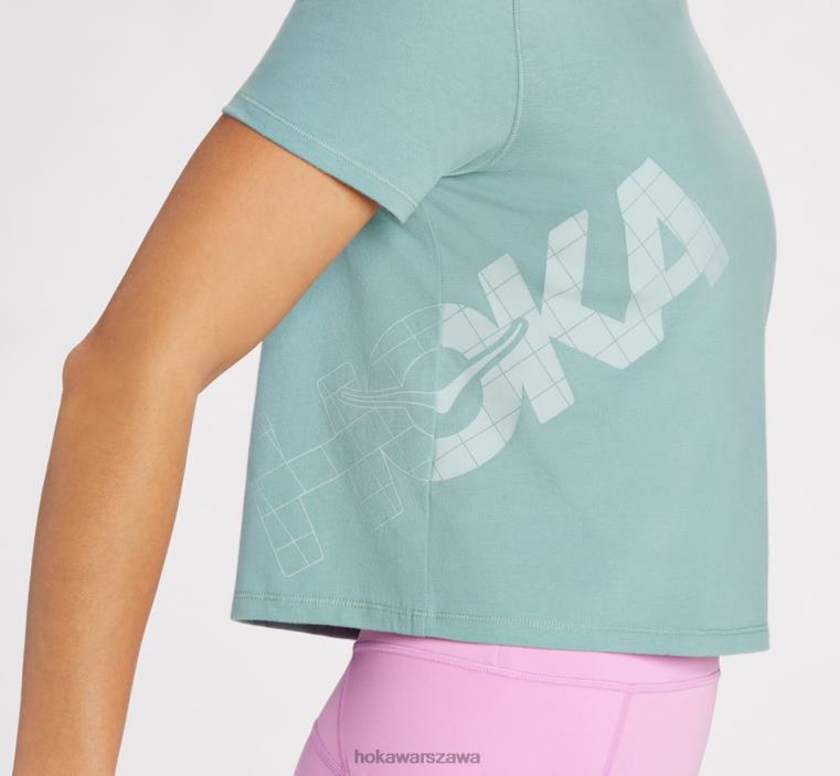 koszulka na cały dzień Hoka L0PVV347 kobiety krata