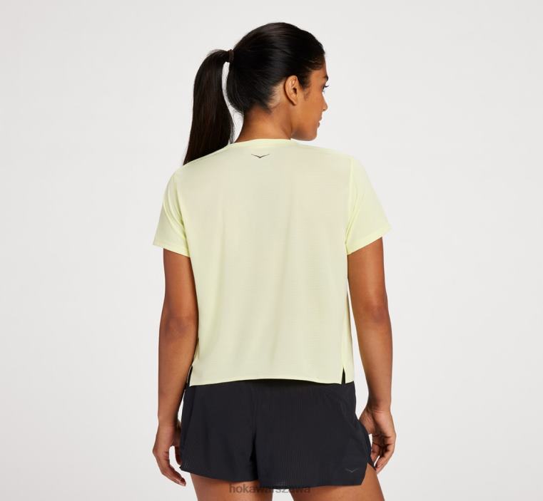 krótki rękaw Hoka L0PVV318 kobiety cyklamen