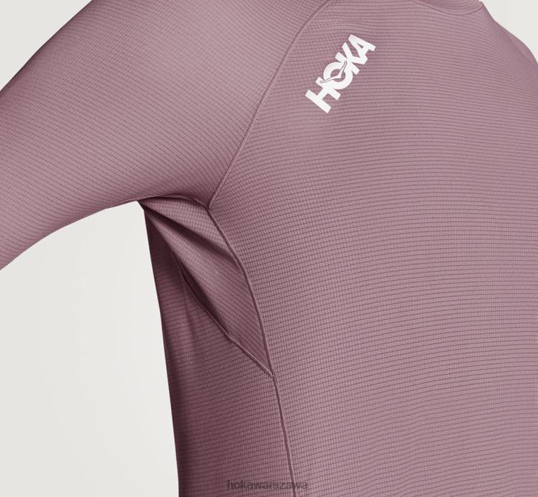 ślizgowy rękaw 3/4 Hoka L0PVV326 kobiety czarny bez