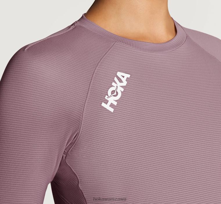 ślizgowy rękaw 3/4 Hoka L0PVV326 kobiety czarny bez