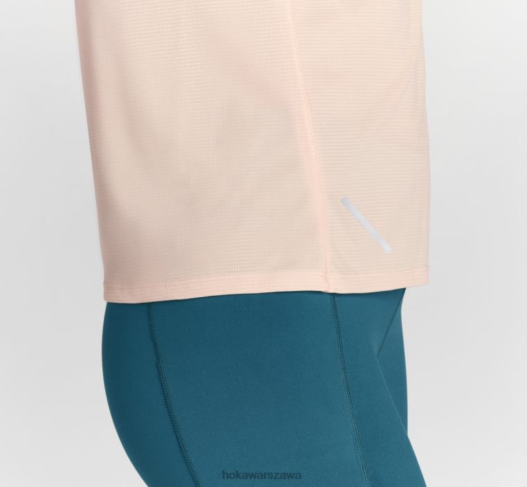 poślizg z krótkim rękawem Hoka L0PVV335 kobiety biały