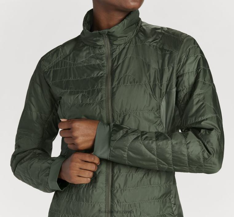 niebieska pikowana kurtka Hoka L0PVV377 kobiety worek