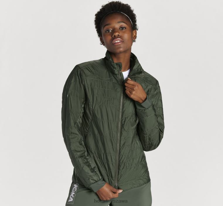 niebieska pikowana kurtka Hoka L0PVV377 kobiety worek