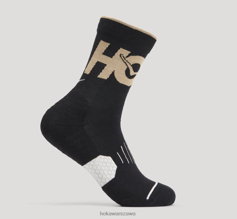skarpetka do biegania załogi Hoka L0PVV381 kobiety antracyt/wydma