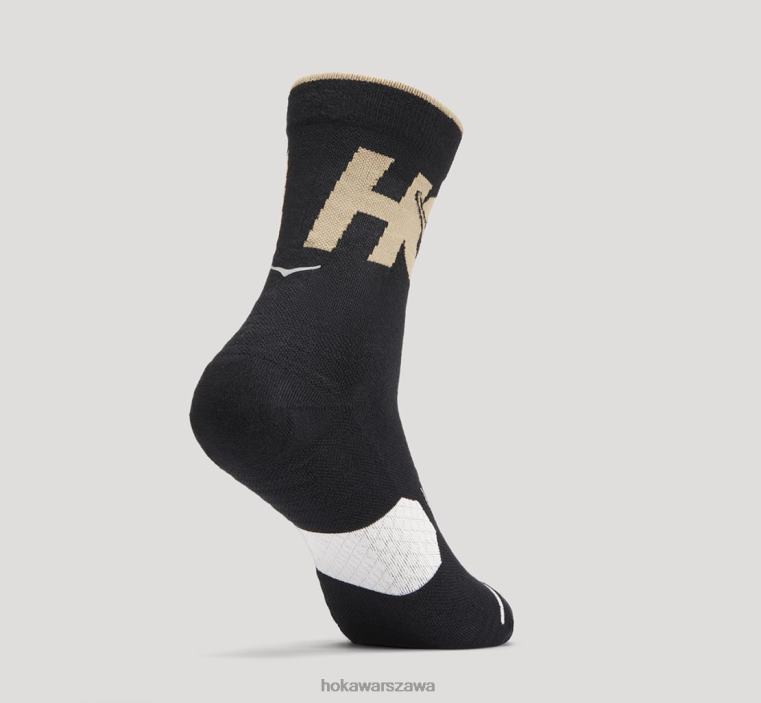 skarpetka do biegania załogi Hoka L0PVV381 kobiety antracyt/wydma