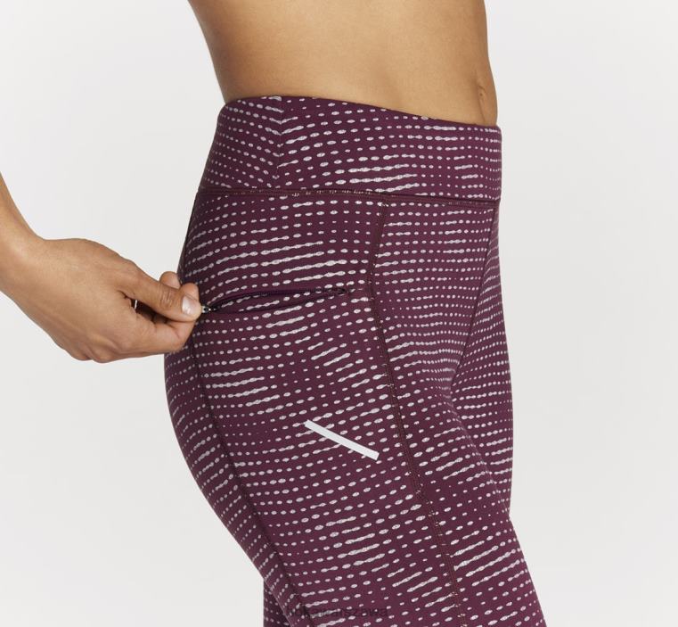 wydajność napięty Hoka L0PVV357 kobiety Winogronowe wino