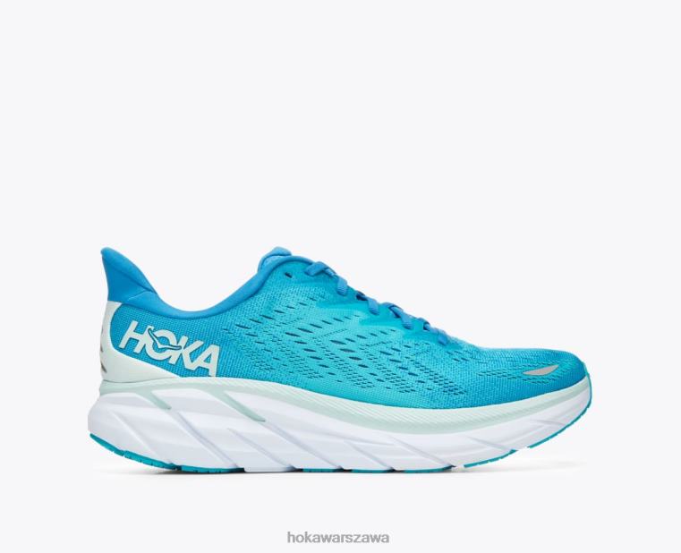 Clifton 8 Hoka L0PVV574 mężczyźni niebieski ibiza/niebieski do nurkowania