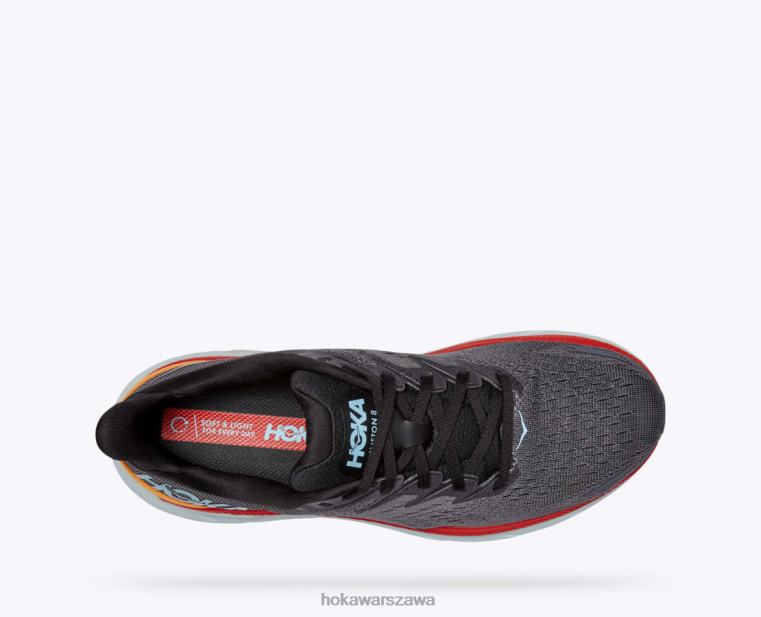 Clifton 8 Hoka L0PVV579 mężczyźni antracyt/castlerock