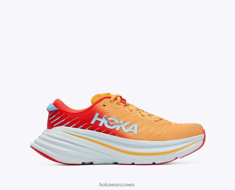 bondi x Hoka L0PVV463 mężczyźni fiesta/bursztynowo-żółty