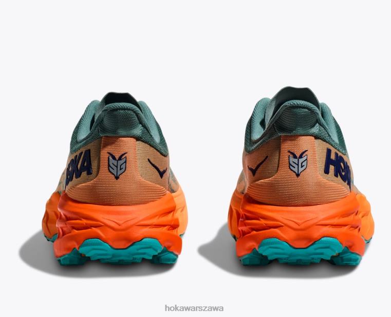 kozioł prędkości 5 Hoka L0PVV489 mężczyźni krata/próbna pomarańcza