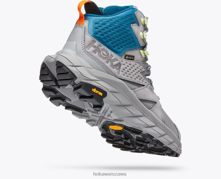 Anacapa Mid GTX Hoka L0PVV536 mężczyźni skóra rekina/niebieski koral