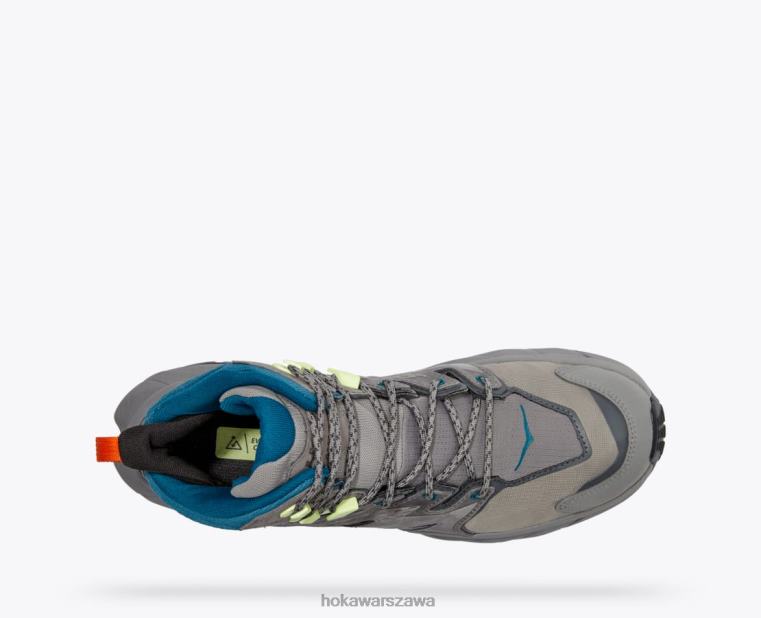 Anacapa Mid GTX Hoka L0PVV536 mężczyźni skóra rekina/niebieski koral
