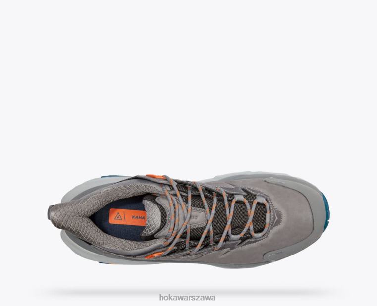 kaha 2 low gtx Hoka L0PVV551 mężczyźni skóra rekina/niebieski koral