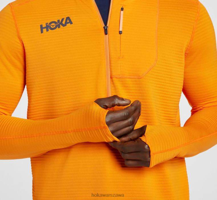 Zamek błyskawiczny 1/2 Hoka L0PVV639 mężczyźni czarny