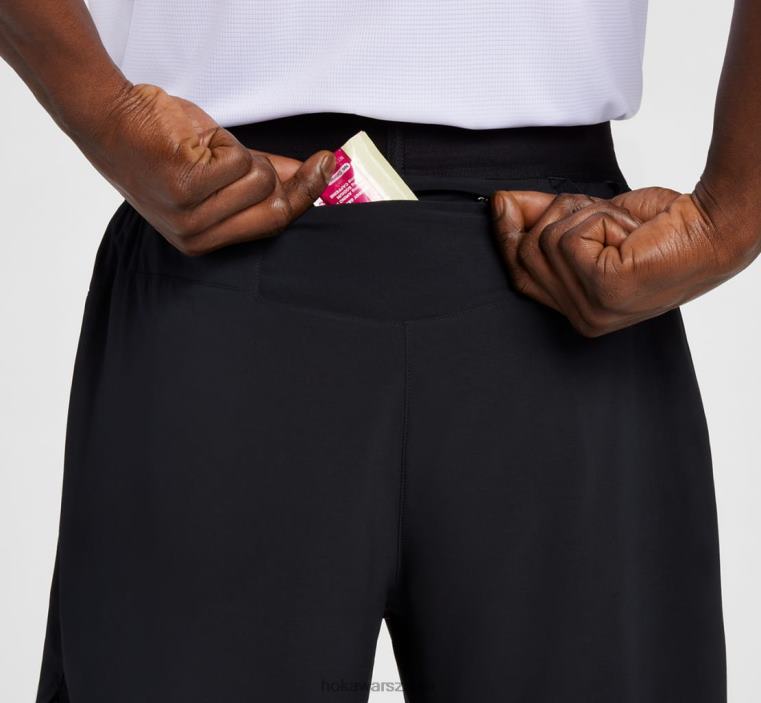 5 krótkie Hoka L0PVV654 mężczyźni czarny