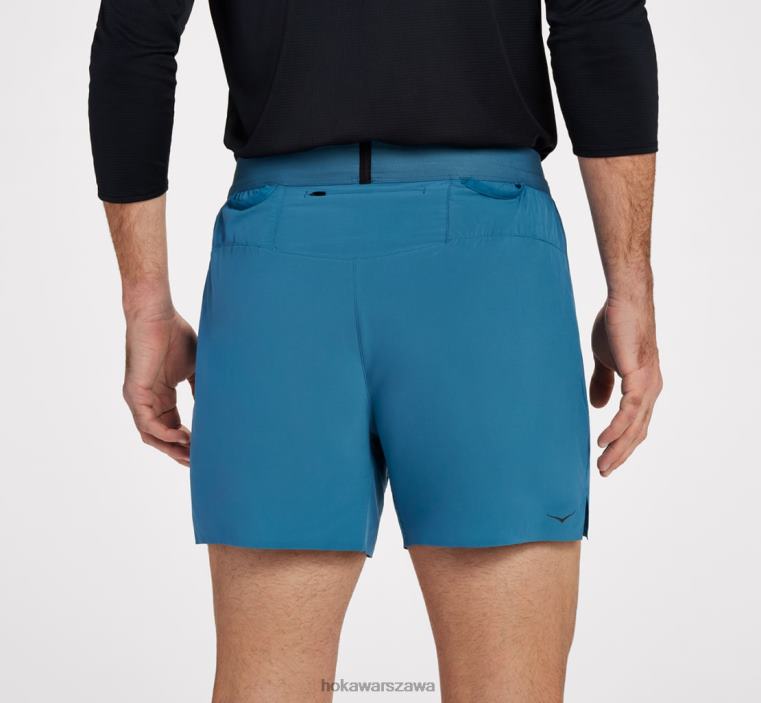 5 krótkie Hoka L0PVV657 mężczyźni niebieska stal