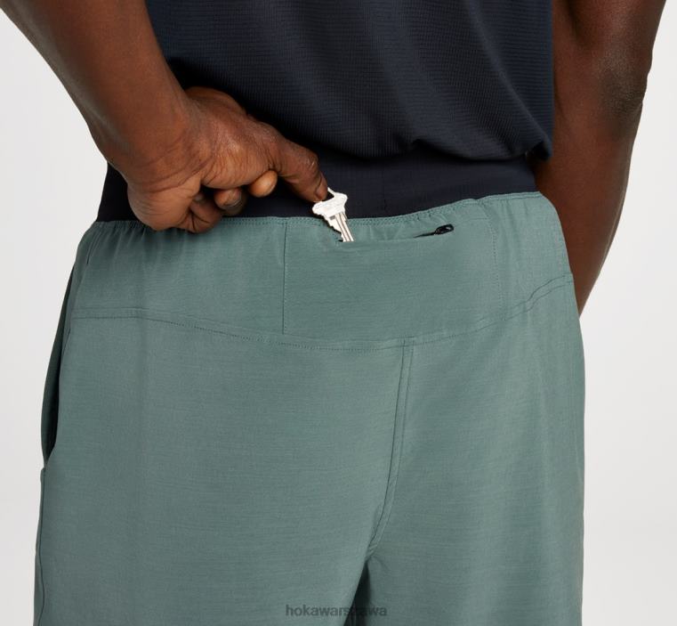 aktywny krótki Hoka L0PVV651 mężczyźni rodzynki