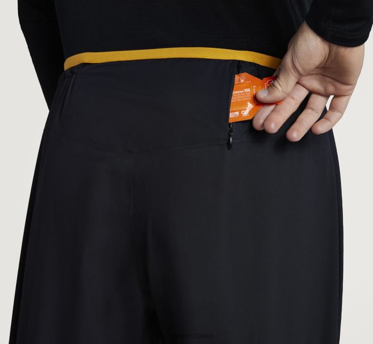 ultralekkie wodoodporne spodnie Hoka L0PVV660 mężczyźni czarny